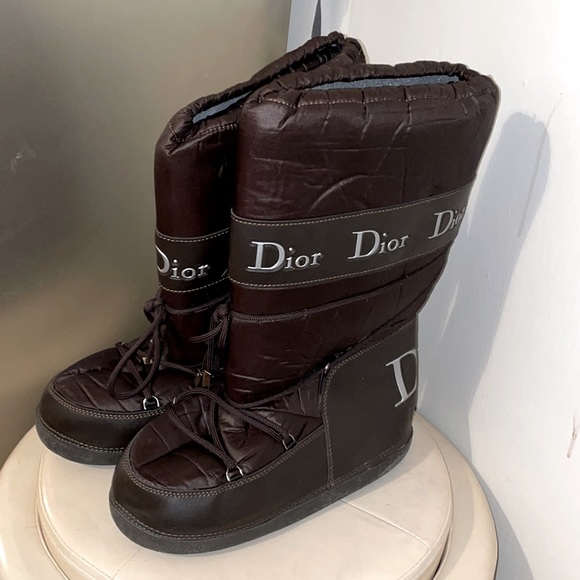 Dior Shoes - Authentic Christian Dior Snow Boots Size 9-11 41-43